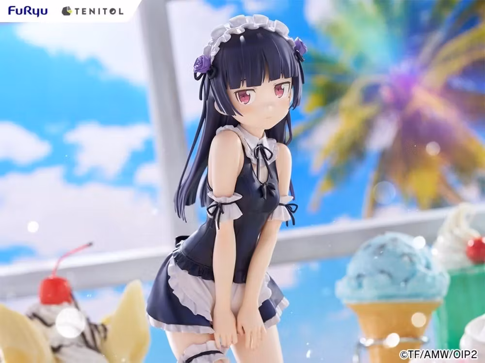 Oreimo Tenitol Tall Kuroneko (Swimsuit Maid Ver.) Figure