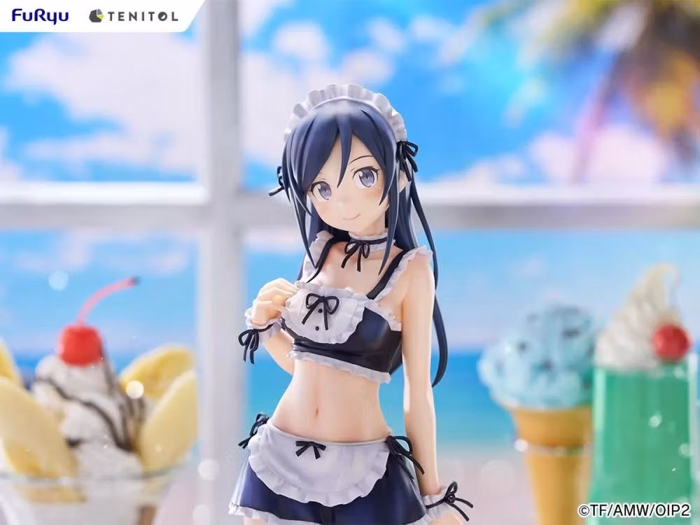 Oreimo Tenitol Tall Ayase Aragaki (Swimsuit Maid Ver.) Figure