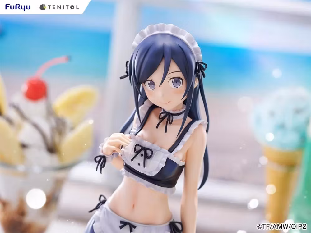 Oreimo Tenitol Tall Ayase Aragaki (Swimsuit Maid Ver.) Figure