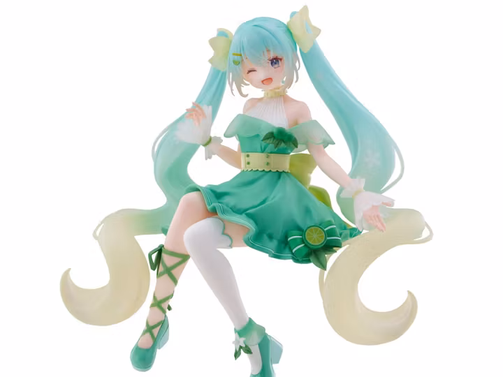 Vocaloid Hatsune Miku (Lime Ver.) Noodle Stopper Figure