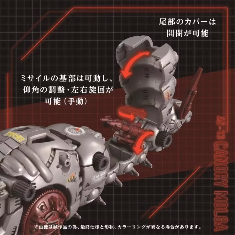 Zoids Advanced Zi AZ-13 Canory Molga 1/72 Scale Model Kit