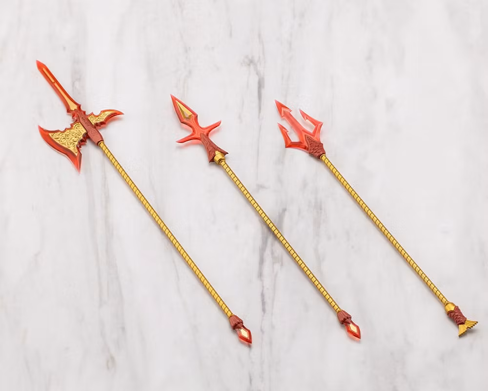 M.S.G. Modeling Support Goods Virtuous Style 11 Pole Weapon Set Flamerite Ver.