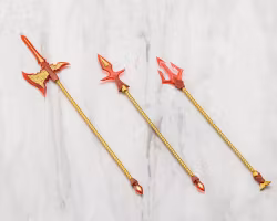 M.S.G. Modeling Support Goods Virtuous Style 11 Pole Weapon Set Flamerite Ver.