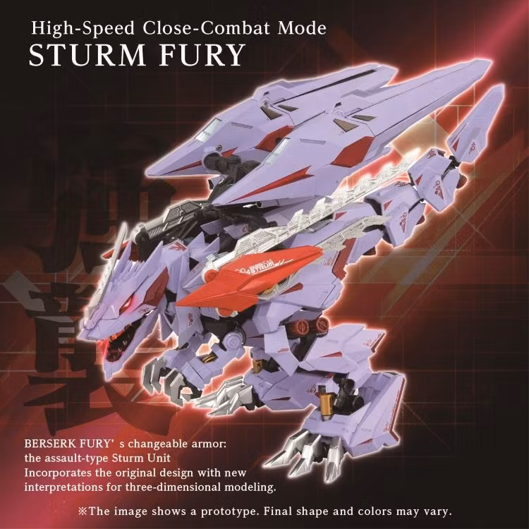 Zoids Adamas Machina AM-Z01CP Berserk Fury Sturm ＆ Jagd Unit Model Kit Accessory Set