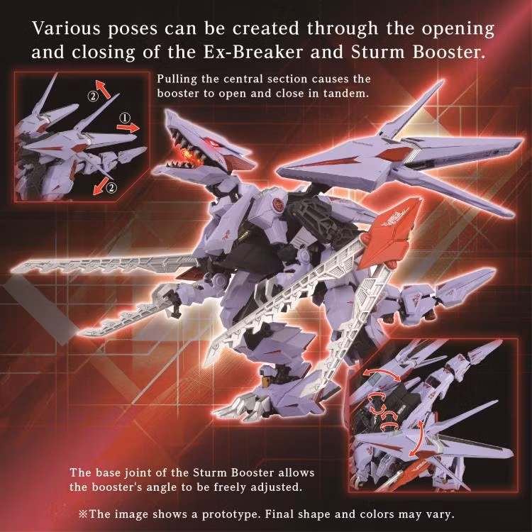 Zoids Adamas Machina AM-Z01CP Berserk Fury Sturm ＆ Jagd Unit Model Kit Accessory Set