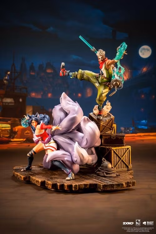 2XKO Ekko & Ahri 1/10 Scale Statue