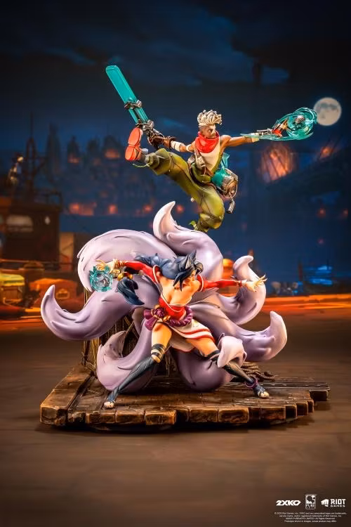 2XKO Ekko & Ahri 1/10 Scale Statue