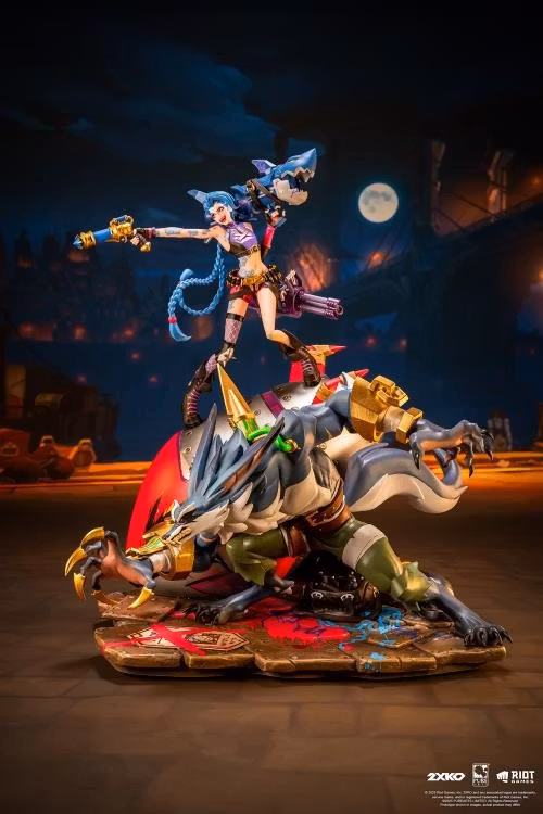 2XKO Jinx & Warwick 1/10 Scale Statue