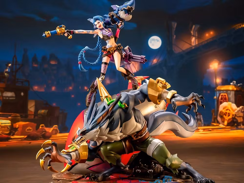 2XKO Jinx & Warwick 1/10 Scale Statue