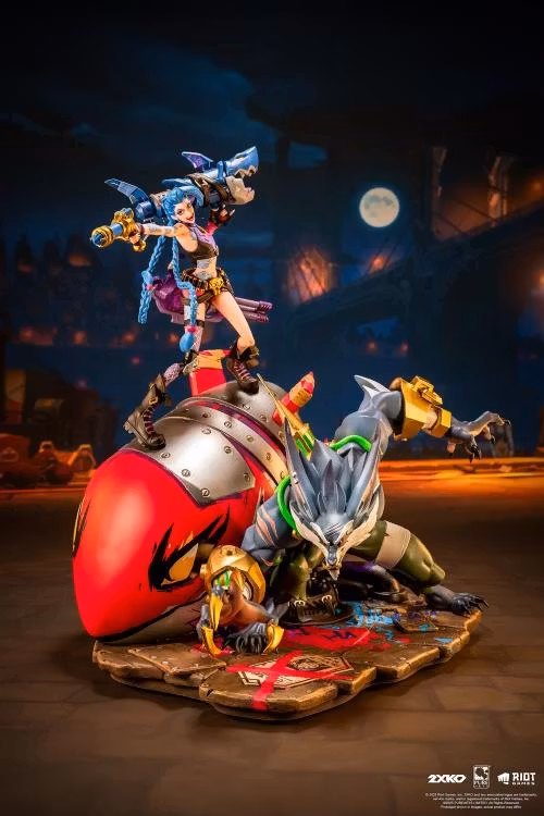 2XKO Jinx & Warwick 1/10 Scale Statue