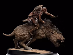 The Lord of the Rings Sharku on Warg Miniature Statue