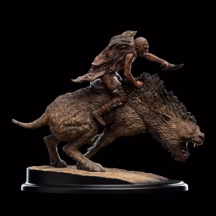 The Lord of the Rings Sharku on Warg Miniature Statue