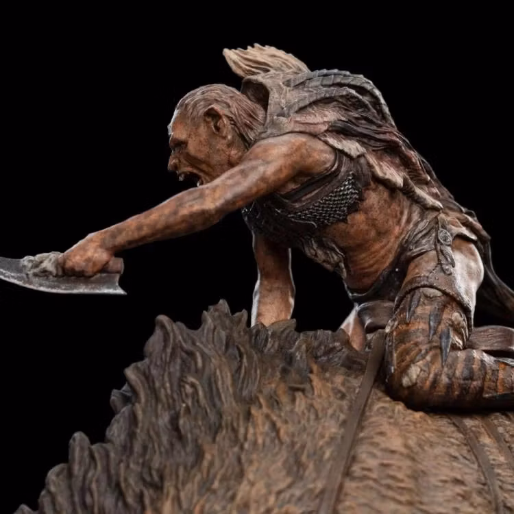 The Lord of the Rings Sharku on Warg Miniature Statue