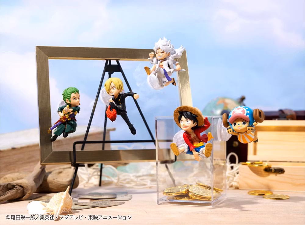 One Piece Tobimasu Box of 6 Random Figures