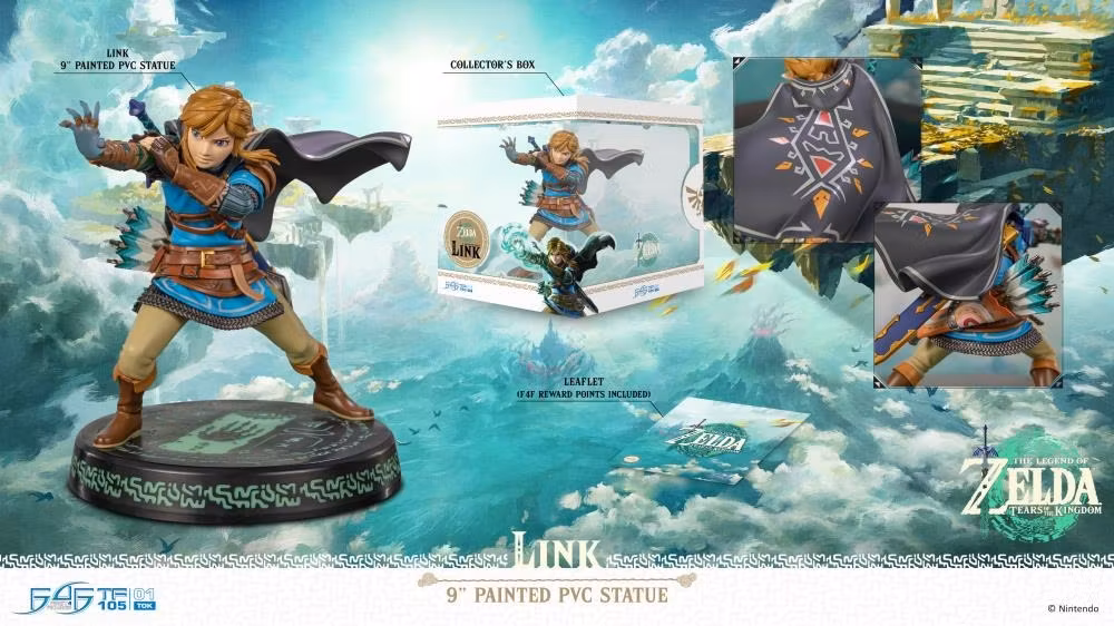 The Legend of Zelda: Tears of the Kingdom Link Statue