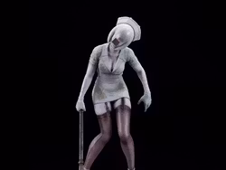Silent Hill 2 Oshi Works Bubble Head Nurse Figure