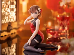 A Certain Scientific Railgun Desktop Cute Mikoto Misaka (Chinese Dress Ver.) Figure