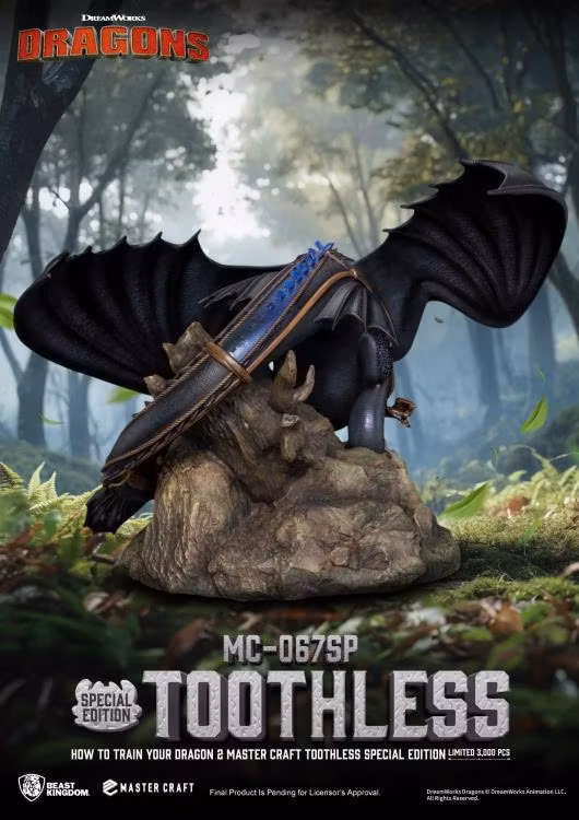 How To Train Your Dragon 2 MC-067SP Toothless Limited Edition Statue