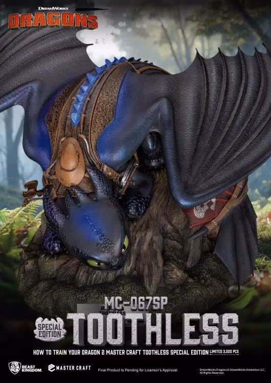 How To Train Your Dragon 2 MC-067SP Toothless Limited Edition Statue