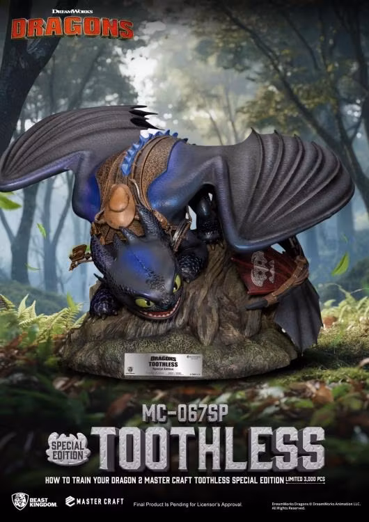 How To Train Your Dragon 2 MC-067SP Toothless Limited Edition Statue