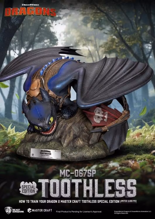 How To Train Your Dragon 2 MC-067SP Toothless Limited Edition Statue