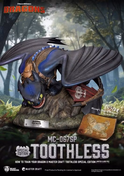 How To Train Your Dragon 2 MC-067SP Toothless Limited Edition Statue