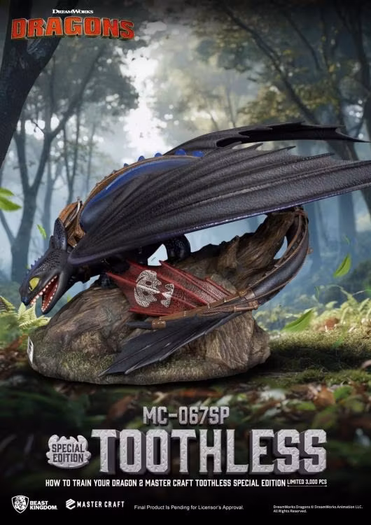 How To Train Your Dragon 2 MC-067SP Toothless Limited Edition Statue