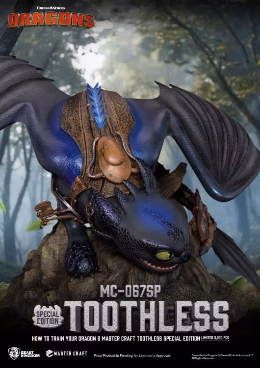 How To Train Your Dragon 2 MC-067SP Toothless Limited Edition Statue