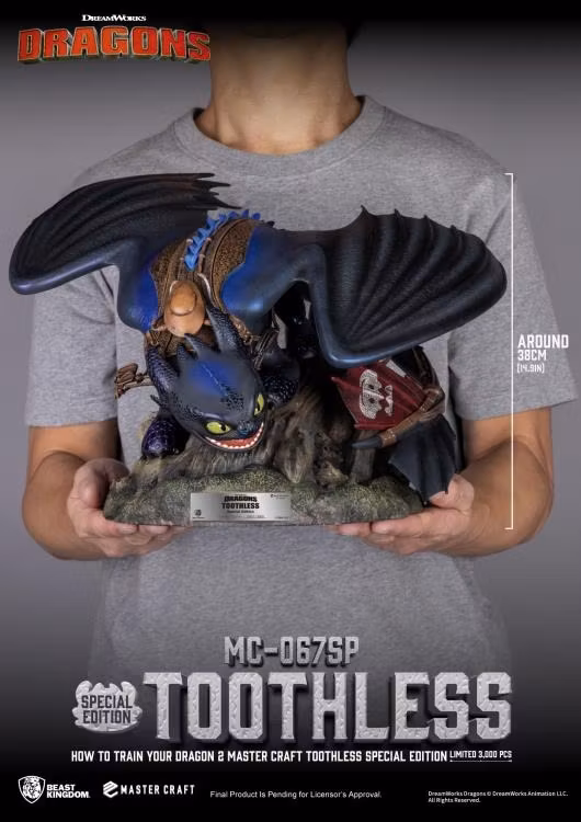 How To Train Your Dragon 2 MC-067SP Toothless Limited Edition Statue