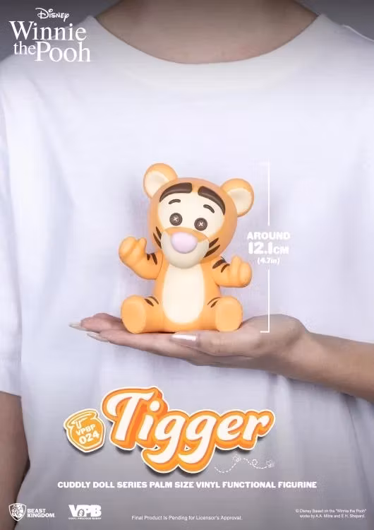 Winnie the Pooh Cuddly Doll Series Tigger Palm Size Vinyl Piggy Bank
