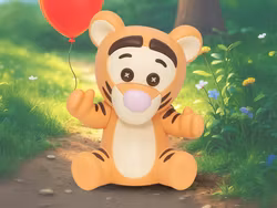 Winnie the Pooh Cuddly Doll Series Tigger Palm Size Vinyl Piggy Bank