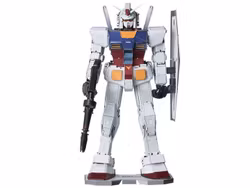 Mobile Suit Gundam Metallic Nano Puzzle Model Kit RX-78-2