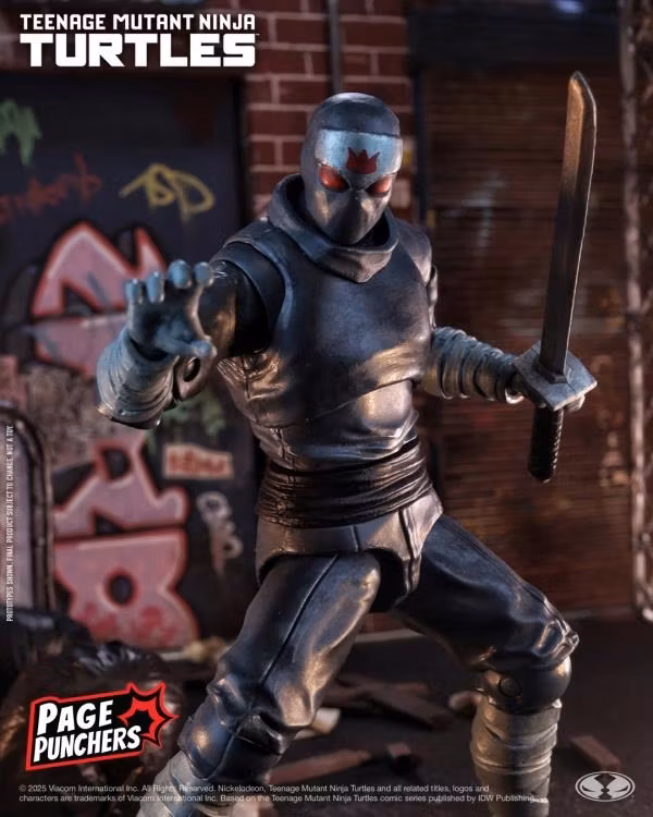Teenage Mutant Ninja Turtles Page Punchers Foot Soldier 5" Action Figure with Comic
