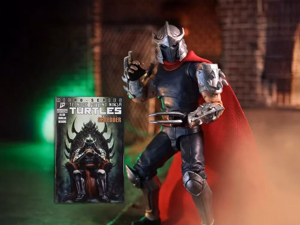 Teenage Mutant Ninja Turtles Page Punchers Shredder 5" Action Figure with Comic