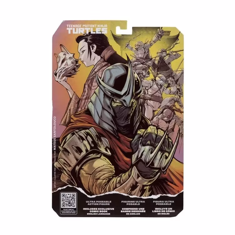 Teenage Mutant Ninja Turtles Page Punchers Shredder 5" Action Figure with Comic