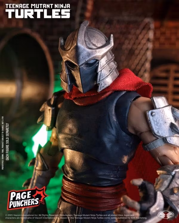 Teenage Mutant Ninja Turtles Page Punchers Shredder 5" Action Figure with Comic