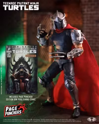 Teenage Mutant Ninja Turtles Page Punchers Shredder 5" Action Figure with Comic