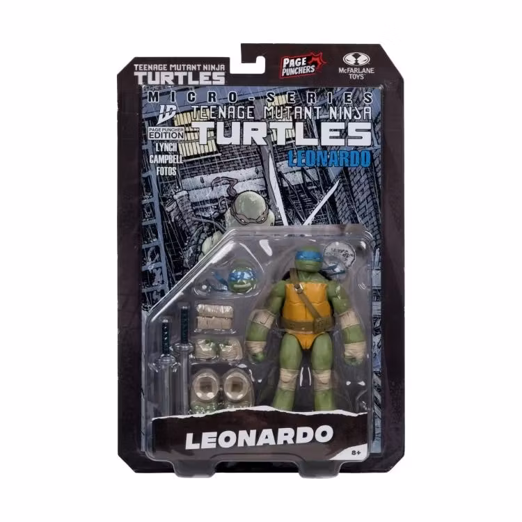 Teenage Mutant Ninja Turtles Page Punchers Leonardo 5" Action Figure with Comic