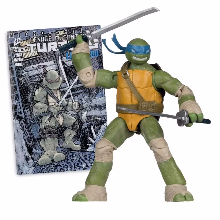 Teenage Mutant Ninja Turtles Page Punchers Leonardo 5" Action Figure with Comic