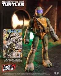 Teenage Mutant Ninja Turtles Page Punchers Donatello 5" Action Figure with Comic