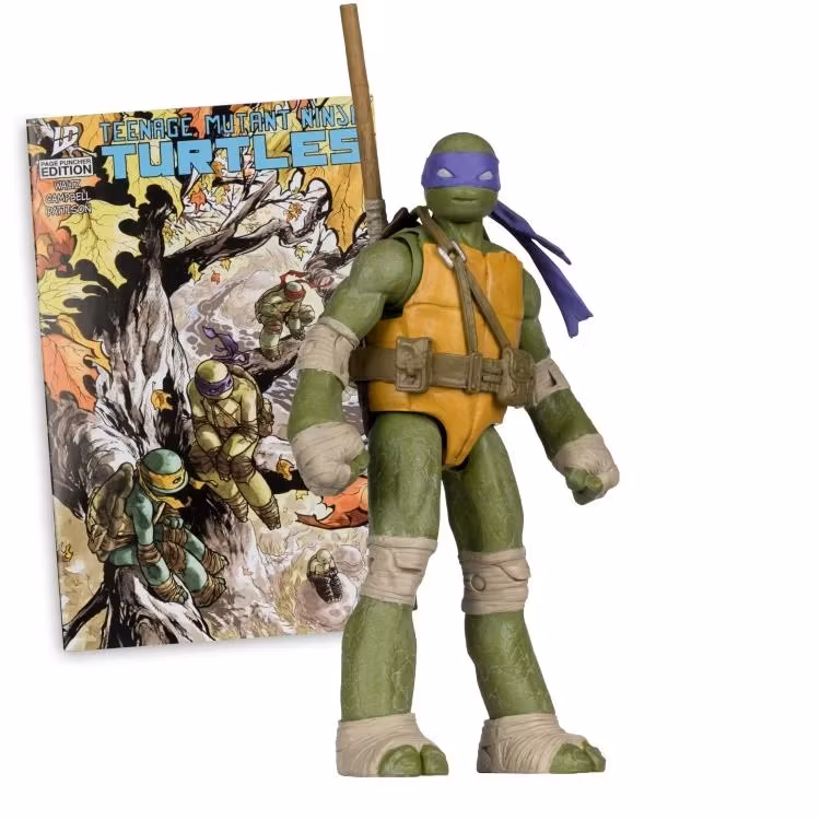 Teenage Mutant Ninja Turtles Page Punchers Donatello 5" Action Figure with Comic