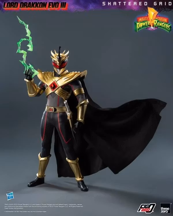 Mighty Morphin Power Rangers: Shattered Grid FigZero Lord Drakkon (Evo III Ver.) 1/6 Scale Action Figure