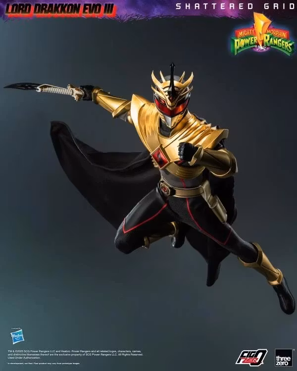 Mighty Morphin Power Rangers: Shattered Grid FigZero Lord Drakkon (Evo III Ver.) 1/6 Scale Action Figure