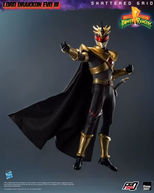 Mighty Morphin Power Rangers: Shattered Grid FigZero Lord Drakkon (Evo III Ver.) 1/6 Scale Action Figure