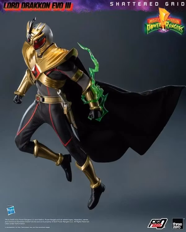 Mighty Morphin Power Rangers: Shattered Grid FigZero Lord Drakkon (Evo III Ver.) 1/6 Scale Action Figure