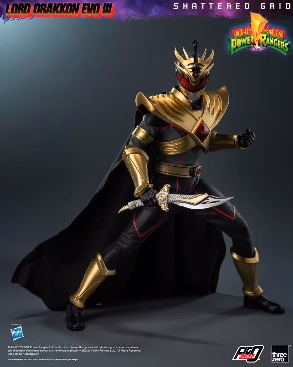 Mighty Morphin Power Rangers: Shattered Grid FigZero Lord Drakkon (Evo III Ver.) 1/6 Scale Action Figure