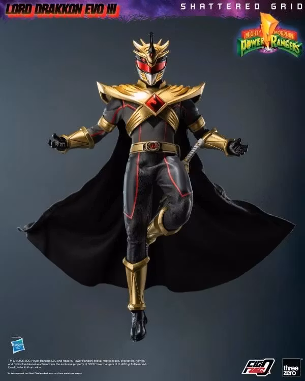 Mighty Morphin Power Rangers: Shattered Grid FigZero Lord Drakkon (Evo III Ver.) 1/6 Scale Action Figure