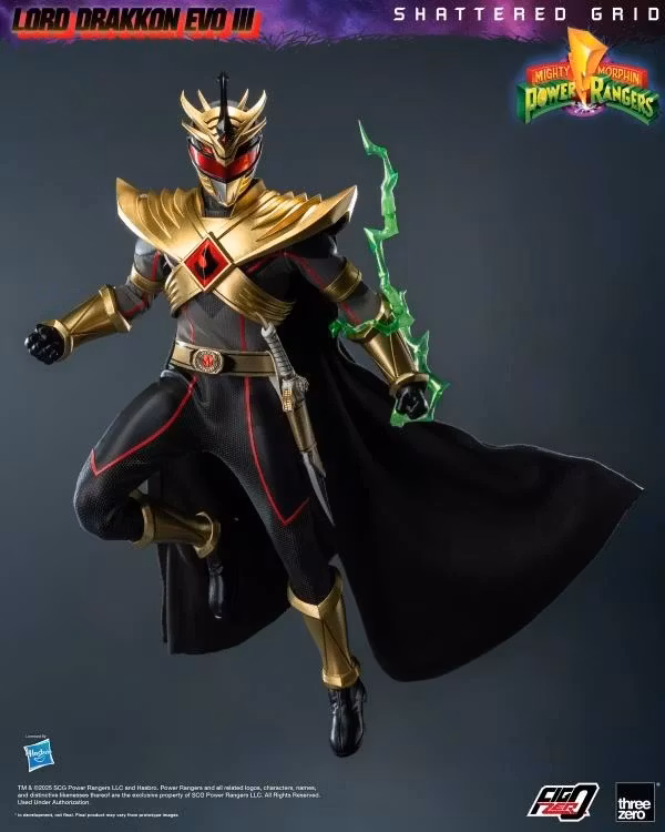 Mighty Morphin Power Rangers: Shattered Grid FigZero Lord Drakkon (Evo III Ver.) 1/6 Scale Action Figure