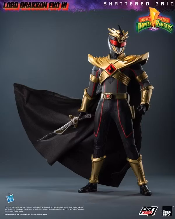 Mighty Morphin Power Rangers: Shattered Grid FigZero Lord Drakkon (Evo III Ver.) 1/6 Scale Action Figure
