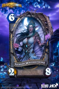 Hearthstone Tyrande Whisperwind Card Art Limited Edition Statue